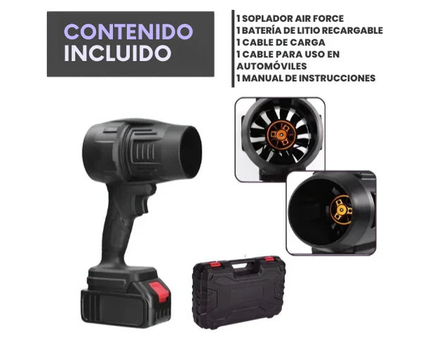 JetClean™ – Mini Soplador de Polvo Eléctrico Portátil con Motor de Alta Velocidad y Batería Incluida